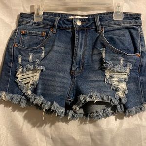 New with out tags almost famous shorts.